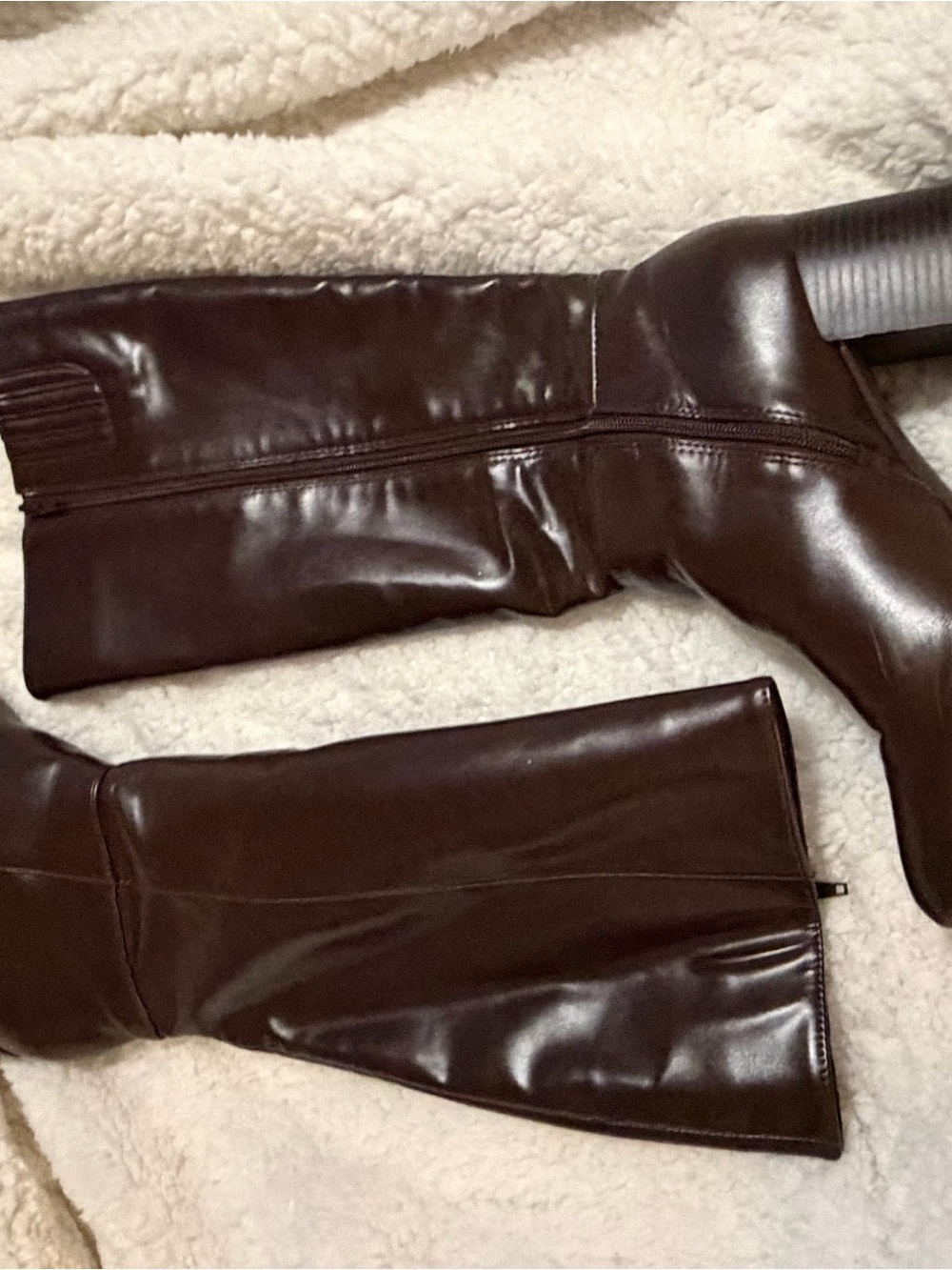 Kelly & Katie Brown Mid-Calf Leather Boots